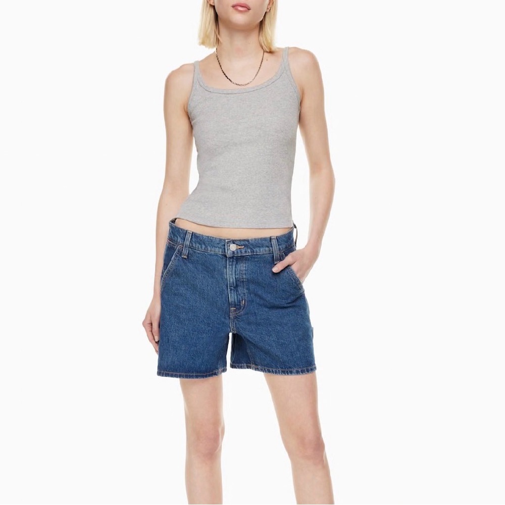 Aritzia Sunday Best Demo Jean Short Denim